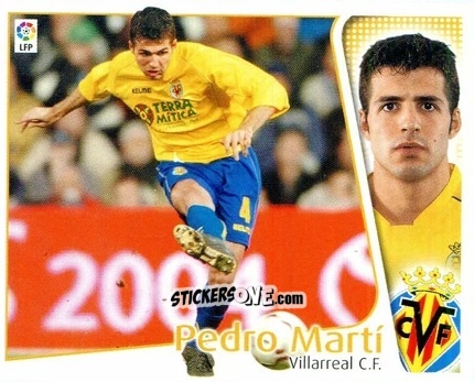 Sticker Pedro Marti - Liga Spagnola 2004-2005 n. 458 - Colecciones ESTE