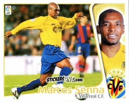 Sticker Marcos Senna - Liga Spagnola 2004-2005 n. 460 - Colecciones ESTE