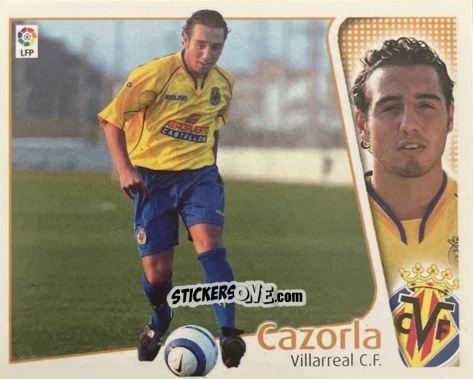 Figurina Cazorla - Liga Spagnola 2004-2005 n. 461 - Colecciones ESTE