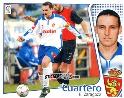 Cromo Cuartero - Liga Spagnola 2004-2005 n. 477 - Colecciones ESTE