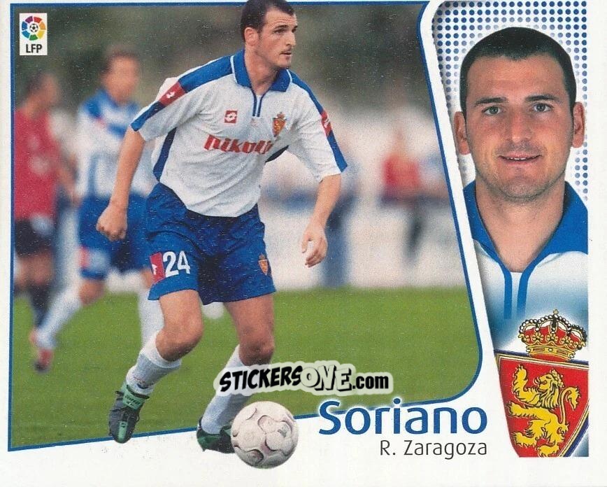 Cromo Soriano - Liga Spagnola 2004-2005 n. 480 - Colecciones ESTE