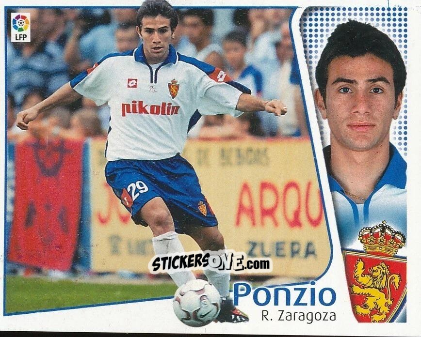 Cromo Ponzio - Liga Spagnola 2004-2005 n. 486 - Colecciones ESTE