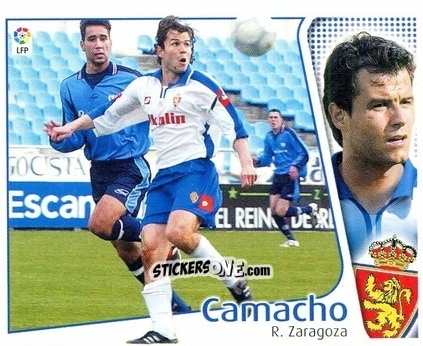 Figurina Camacho - Liga Spagnola 2004-2005 n. 489 - Colecciones ESTE