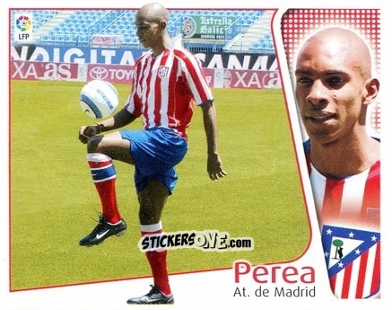 Sticker 1 Perea (ATLéTICO DE MADRID) - Liga Spagnola 2004-2005 n. 493 - Colecciones ESTE