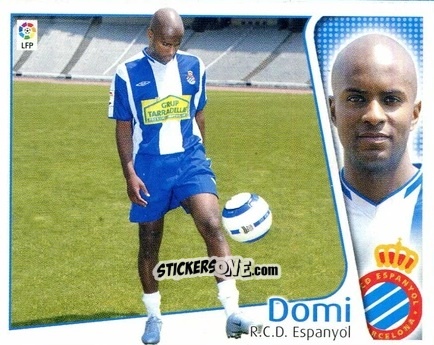 Figurina 12 Domí (ESPANYOL) - Liga Spagnola 2004-2005 n. 504 - Colecciones ESTE