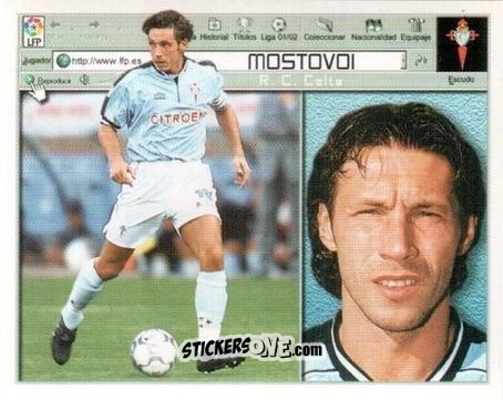 Figurina Mostovoi - Liga Spagnola 2001-2002 n. 113 - Colecciones ESTE