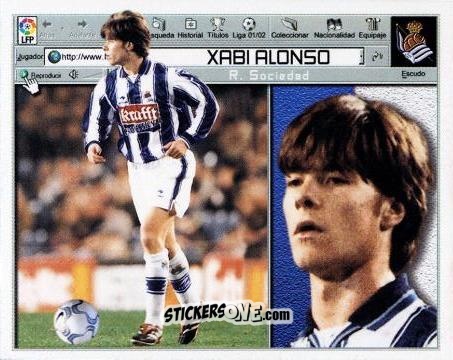 Figurina Xabi Alonso - Liga Spagnola 2001-2002 n. 338 - Colecciones ESTE