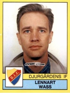 Figurina Lennart Wass - Fotboll 91. Allsvenskan och Division 1 n. 28 - Panini