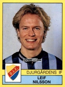 Figurina Leif Nilsson - Fotboll 91. Allsvenskan och Division 1 n. 34 - Panini