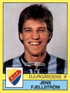 Sticker Jens Fjellström - Fotboll 91. Allsvenskan och Division 1 n. 36 - Panini