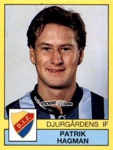 Figurina Patrik Hagman - Fotboll 91. Allsvenskan och Division 1 n. 44 - Panini