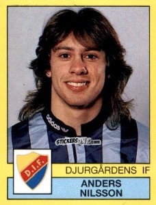 Figurina Anders Nilsson - Fotboll 91. Allsvenskan och Division 1 n. 47 - Panini
