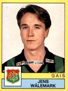 Figurina Jens Wålemark - Fotboll 91. Allsvenskan och Division 1 n. 57 - Panini