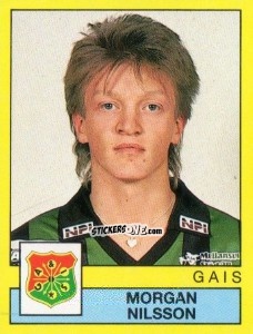 Figurina Morgan Nilsson - Fotboll 91. Allsvenskan och Division 1 n. 61 - Panini