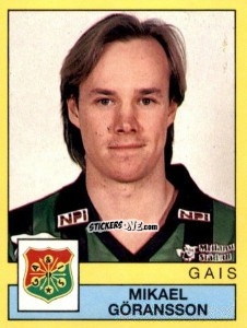 Figurina Mikael Göransson - Fotboll 91. Allsvenskan och Division 1 n. 65 - Panini