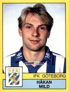 Cromo Håkan Mild - Fotboll 91. Allsvenskan och Division 1 n. 83 - Panini