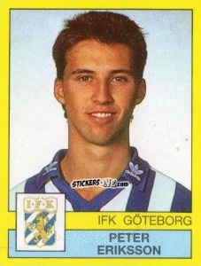 Figurina Peter Eriksson - Fotboll 91. Allsvenskan och Division 1 n. 85 - Panini