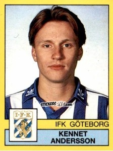 Cromo Kennet Andersson - Fotboll 91. Allsvenskan och Division 1 n. 86 - Panini