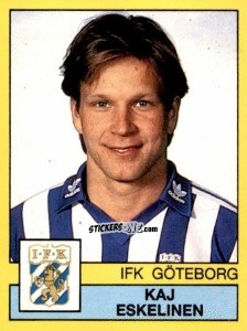Sticker Kaj Eskelinen - Fotboll 91. Allsvenskan och Division 1 n. 87 - Panini