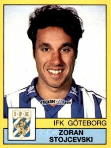 Sticker Zoran Stojcevski - Fotboll 91. Allsvenskan och Division 1 n. 96 - Panini