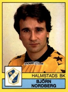Cromo Björn Nordberg - Fotboll 91. Allsvenskan och Division 1 n. 101 - Panini