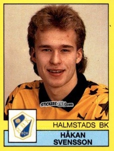 Cromo Håkan Svensson - Fotboll 91. Allsvenskan och Division 1 n. 102 - Panini