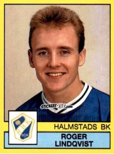 Cromo Roger Lindqvist - Fotboll 91. Allsvenskan och Division 1 n. 106 - Panini