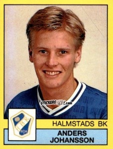 Cromo Anders Johansson - Fotboll 91. Allsvenskan och Division 1 n. 110 - Panini