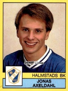 Cromo Jonas Axeldahl - Fotboll 91. Allsvenskan och Division 1 n. 112 - Panini