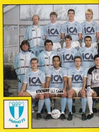 Sticker Team - Fotboll 91. Allsvenskan och Division 1 n. 122 - Panini