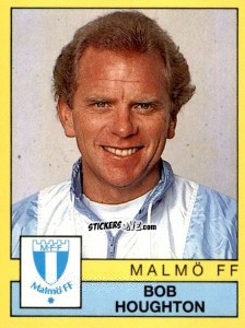 Figurina Bob Houghton - Fotboll 91. Allsvenskan och Division 1 n. 124 - Panini