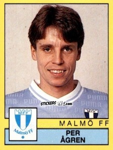 Figurina Per Ågren - Fotboll 91. Allsvenskan och Division 1 n. 128 - Panini