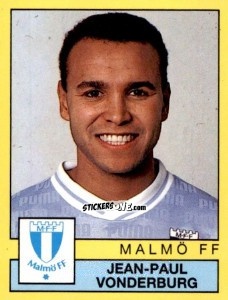 Figurina Jean-Paul Vonderburg - Fotboll 91. Allsvenskan och Division 1 n. 129 - Panini