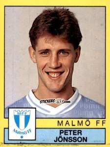 Figurina Peter Jönsson - Fotboll 91. Allsvenskan och Division 1 n. 139 - Panini