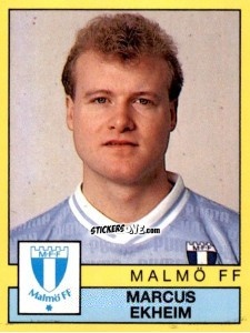 Figurina Marcus Ekheim - Fotboll 91. Allsvenskan och Division 1 n. 140 - Panini