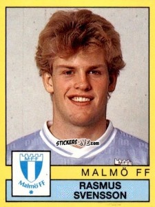 Cromo Rasmus Svensson - Fotboll 91. Allsvenskan och Division 1 n. 142 - Panini