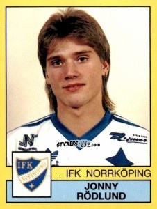 Cromo Jonny Rödlund - Fotboll 91. Allsvenskan och Division 1 n. 155 - Panini