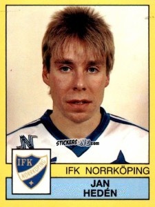 Cromo Jan Hedén - Fotboll 91. Allsvenskan och Division 1 n. 162 - Panini