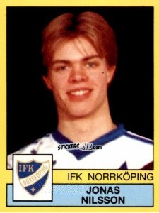 Figurina Jonas Nilsson - Fotboll 91. Allsvenskan och Division 1 n. 164 - Panini