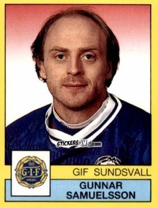 Cromo Gunnar Samuelsson - Fotboll 91. Allsvenskan och Division 1 n. 179 - Panini