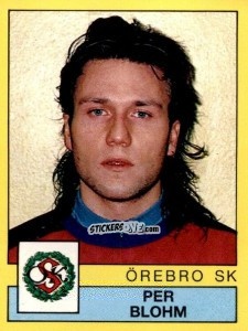 Sticker Per Blohm - Fotboll 91. Allsvenskan och Division 1 n. 203 - Panini