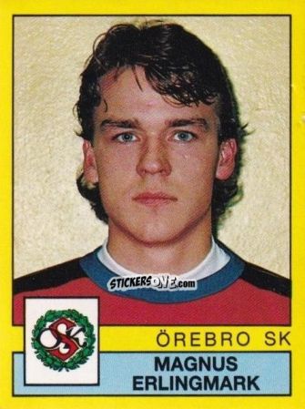 Sticker Magnus Erlingmark - Fotboll 91. Allsvenskan och Division 1 n. 204 - Panini