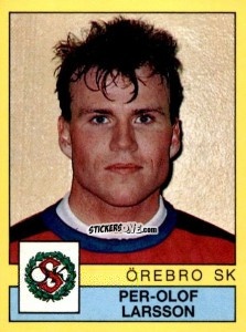 Figurina Per-Olof Larsson - Fotboll 91. Allsvenskan och Division 1 n. 209 - Panini