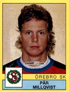 Figurina Pär Millqvist - Fotboll 91. Allsvenskan och Division 1 n. 216 - Panini