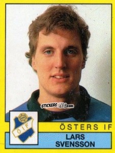 Sticker Lars Svensson - Fotboll 91. Allsvenskan och Division 1 n. 222 - Panini