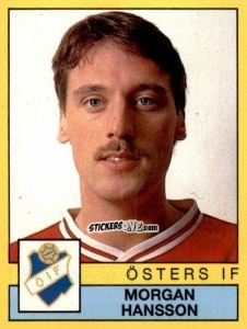 Sticker Morgan Hansson - Fotboll 91. Allsvenskan och Division 1 n. 224 - Panini