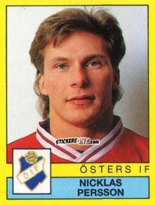 Sticker Nicklas Persson - Fotboll 91. Allsvenskan och Division 1 n. 231 - Panini