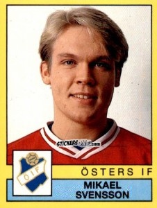 Sticker Mikael Svensson - Fotboll 91. Allsvenskan och Division 1 n. 234 - Panini