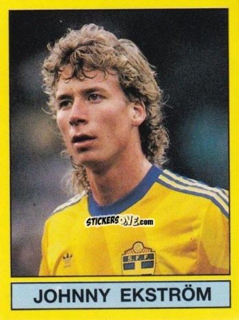 Cromo Johnny Ekström - Fotboll 91. Allsvenskan och Division 1 n. 245 - Panini