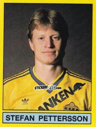 Cromo Stefan Pettersson - Fotboll 91. Allsvenskan och Division 1 n. 253 - Panini
